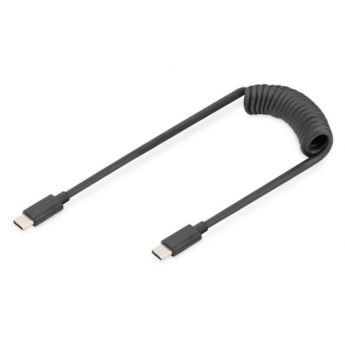 Digitus Câble Spiralé Usb 2.0 ? Usb-c Vers Usb-c