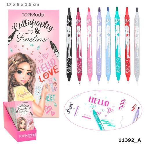 Depesche 0011392 Stylo Fin Multicolore 8 Pièce(S)