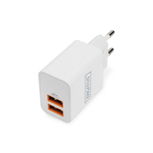Digitus Chargeur Usb, 2 Ports Usb A, 15,5 W