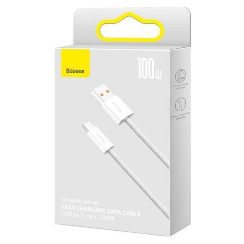 Baseus Type-c Dynamic Series Cable 100w, 2m White (cald000702)