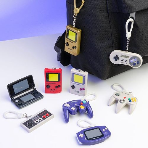 Nintendo Porte Cles Mystere Console Presentoir De 24pcs
