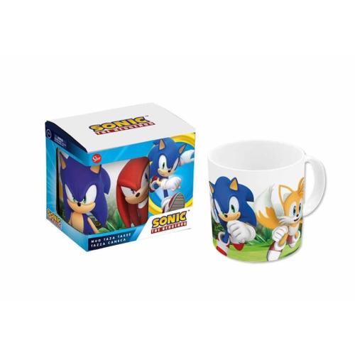 Stor Young Adult - Sega - Mug Céramique En Boîte Cadeau Sonic Et Ses Amis - 325 Ml