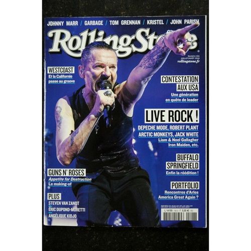 Rolling Stone 2018 07 Guns N'roses Johnny Marr Garbage Tom Grennan Kristel John Parish - 2018 07