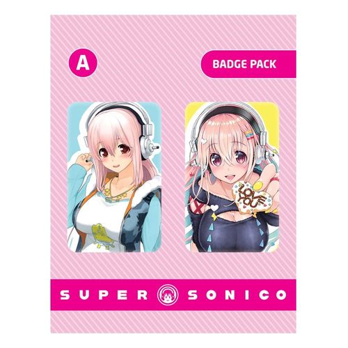 Super Sonico Pack 2 Pin's Set A