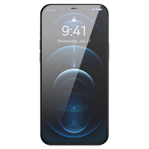 Baseus Schott Hd Tempered Glass With Dust Filter 0.3mm For Iphone 12