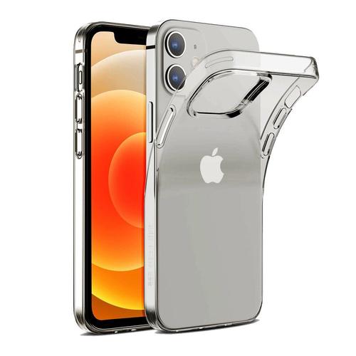 Coque Silicone Pour Apple Iphone 12 Mini 5.4" Gel Ultraslim Et Ajustement Parfait - Transparent