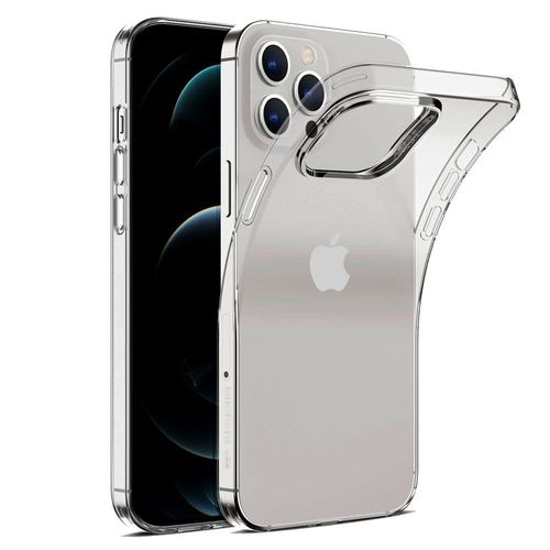 Coque Silicone Pour Apple Iphone 12 Pro 6.1" Gel Ultraslim Et Ajustement Parfait - Transparent