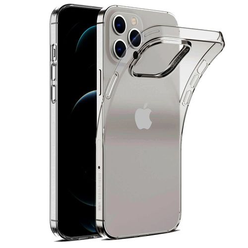 Coque Silicone Pour Apple Iphone 12 Pro Max 6.7" Gel Ultraslim Et Ajustement Parfait - Transparent