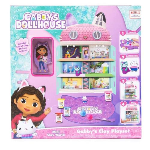 Gabbys Dollhouse - Diy Clay Cats & Dollhouse Set (204-700003)