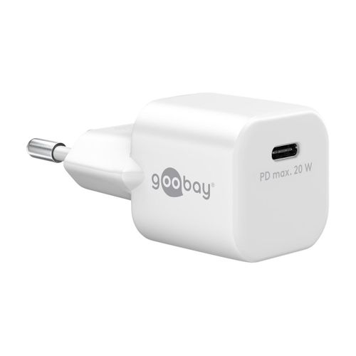 Goobay Usb-c? Pd Schnellladegerät Nano (20 W) Weiß