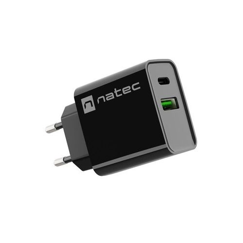 Natec Ribera Universel Noir Secteur Charge Rapide Intérieure
