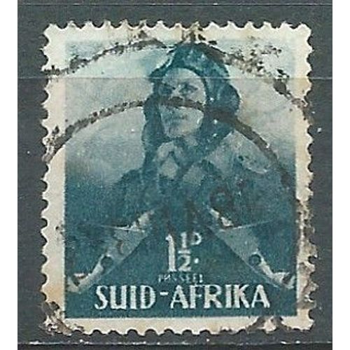 Timbre Oblitéré Afrique Du Sud, Effort De Guerre Années 40