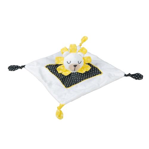 Doudou Mouchoir Plat Pluche Et Pompon - Sauthon Baby Deco