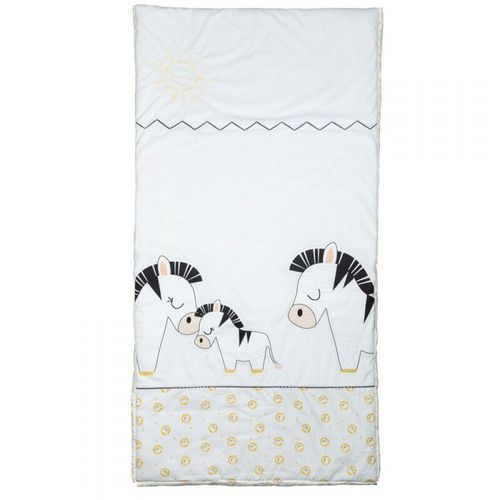 Édredon Bébé 60 X 120 Cm Pluche Et Pompon - Sauthon Baby Deco