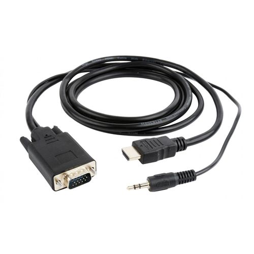 Gembird A-hdmi-vga-03-10 Câble Vidéo Et Adaptateur 3 M Hdmi 3.5mm Vga