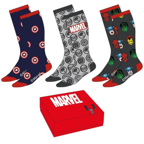 Marvel - Avengers - Pack De 3 Paires De Chaussettes (Taille 35-41)