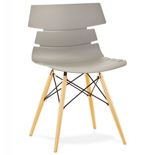 Paris Prix - Chaise Design "Visby" 82cm Gris