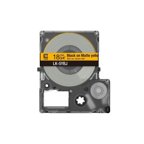 Epson C53s672075 Ruban D'étiquette Noir Sur Jaune