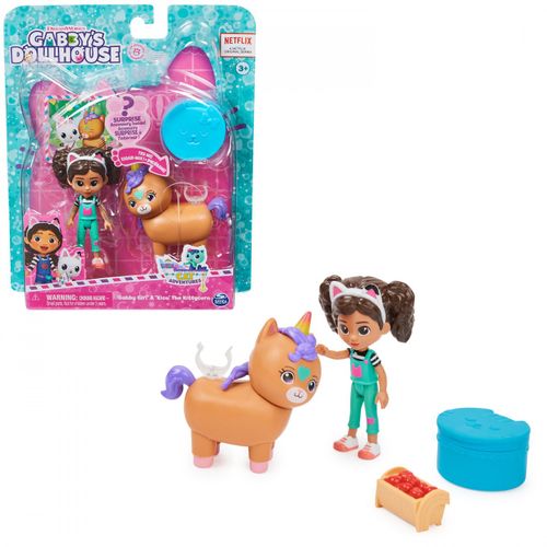 Gabby's Dollhouse , Coffret De Figurines Gabby Et Kico La Chalicorne,