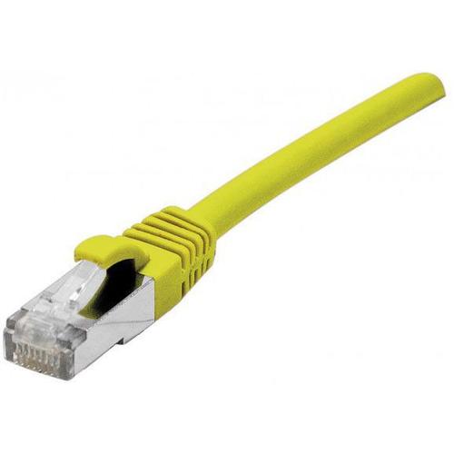 Dexlan Cat6a Rj45 Patch Cable S/ftp Lszh Snagless Yellow - 0,15 M