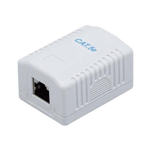 Wallmount Box Cat.5e Shielded- 1 X Rj45