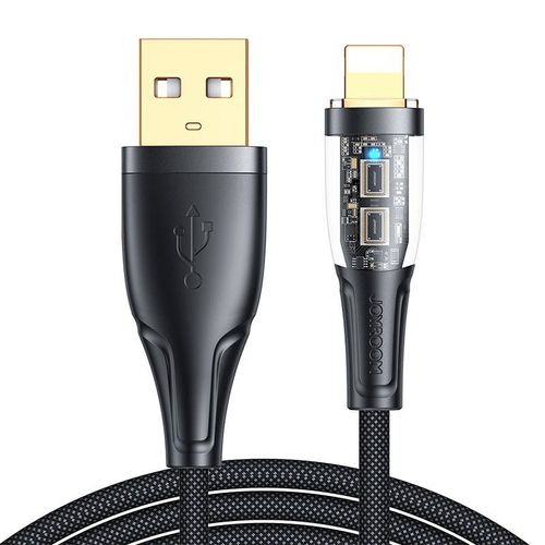 Cable To Usb-a / Lightning / 2.4a / 1.2m Joyroom S-ul012a3 (black)