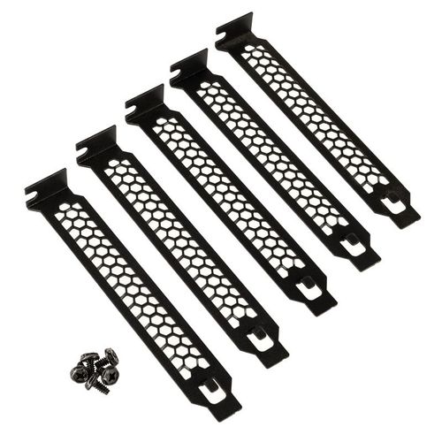 Kolink Pci Slotblenden - 5 Stück, Schwarz