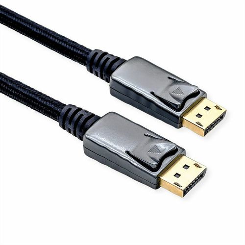 Roline 11.04.5866 Câble Displayport 1 M Noir, Argent