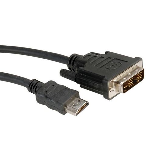 Roline Câble De Raccordement Pour écran Dvi (18 1) M /hdmi M 1,0m