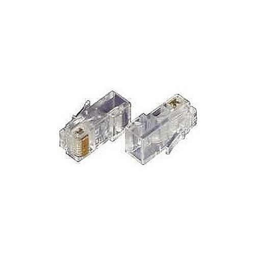 CONNECTEUR 8P8C BLINDE CAT6 ( SACHET DE 10 PCS )