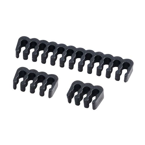 Akasa Kabelkamm Set - 3mm Schwarz Range-câbles Et Serre-câbles Noir