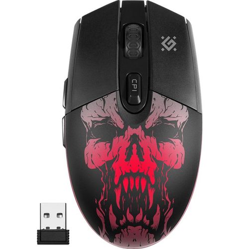 Defender Beta Gm-707l Souris Droitier Rf Sans Fil Optique 1600 Dpi