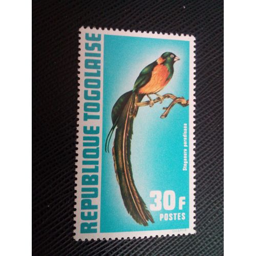 Timbre Togo Yt 751 Paradis Whydah (Steganura Paradisaea) 1972 ( 031204 )