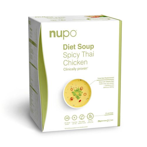 Nupo - Diet Soup Spicy Thai Chicken 12 Servings 