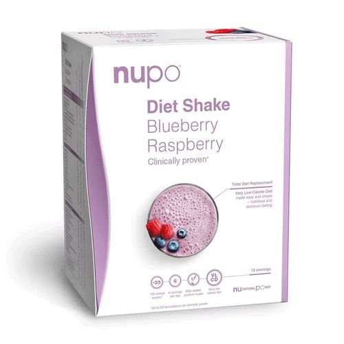 Nupo - Diet Shake Blueberry Raspberry 12 Servings 