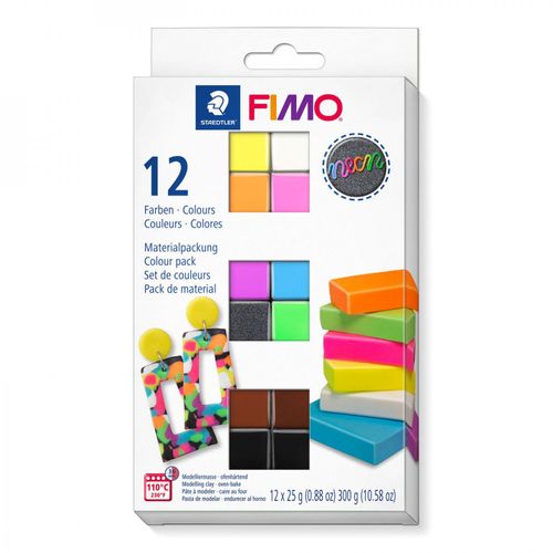 Staedtler Fimo Color Pack Neon Colours Pâte À Modeler 300 G Multicolo
