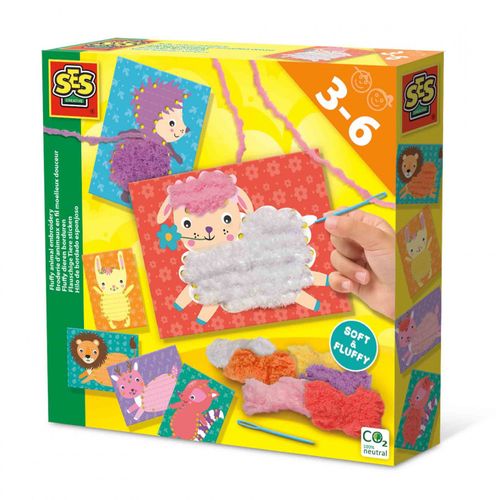 Ses Creative Broderie D'animaux En Fil Moelleux Douceur