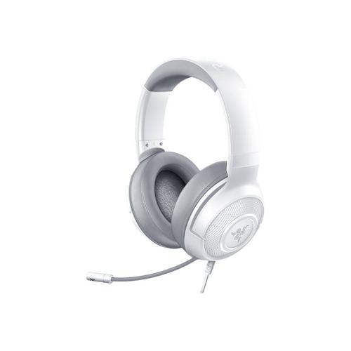 Razer Kraken X - Micro-casque - circum-aural - filaire - jack 3,5mm - isolation acoustique - mercure