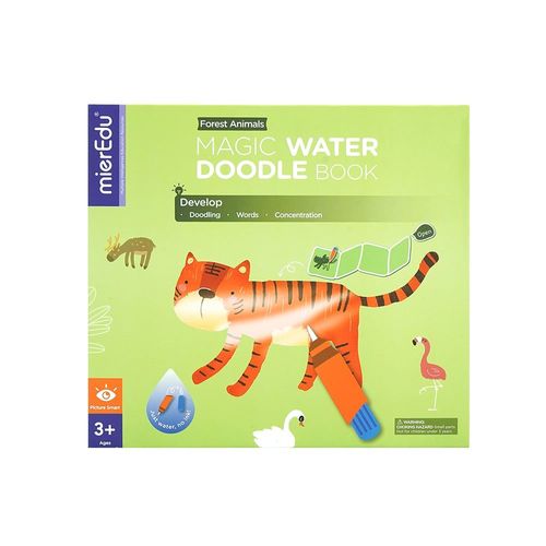 Mieredu - Magic Water Doodle Book - Forest Animals (Me229d)