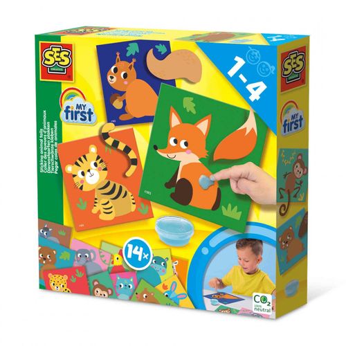 Ses Creative My First - Coller Des Queues D'animaux
