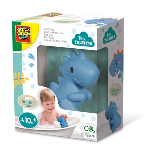 Ses Creative Tiny Talents Jouet De Bain T-Rex - 100% Caoutchouc Natur