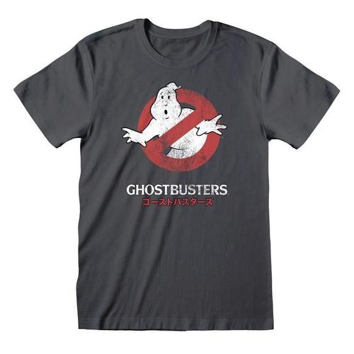 Ghostbusters - Logo Texte Japonais - T-Shirt Unisex (Xl)