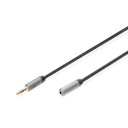 Digitus Câble D'extension Audio, Jack Mâle 3,5 Mm Vers Jack Femelle 3