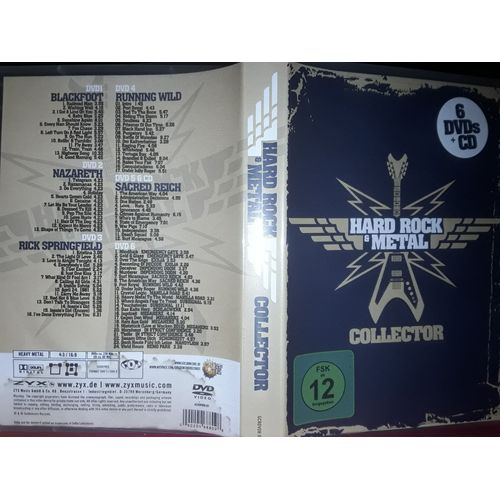 Hard Rock & Métal - Collector : 6 Dvd + 1cd
