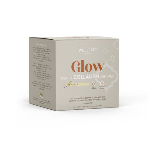 Wellexir - Glow Coffee Creamer Vanilla 30 Sachet Box 