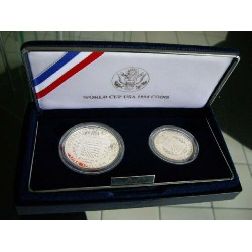 Set 2 Coins World Cup Usa 1994