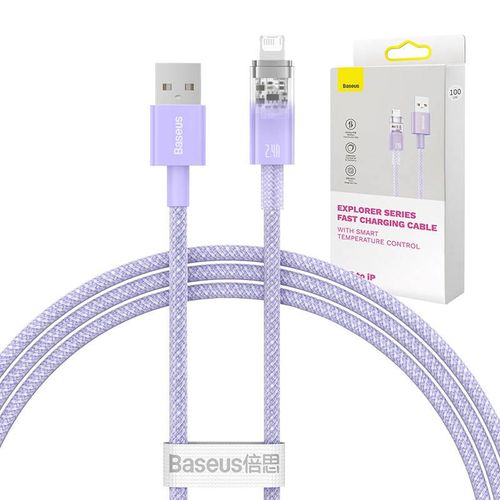 Fast Charging Cable Baseus Usb-a To Lightning Explorer Series 1m 2.4a