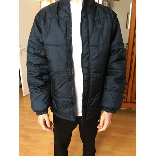Doudoune/ Blouson Adidas Bleu Et Vert - 14 Ans (S)