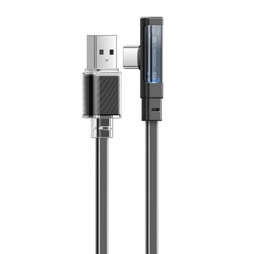 Cable Usb-c To Usb-c Mcdodo Ca-3423 90 Degree 1.8m With Led (black)