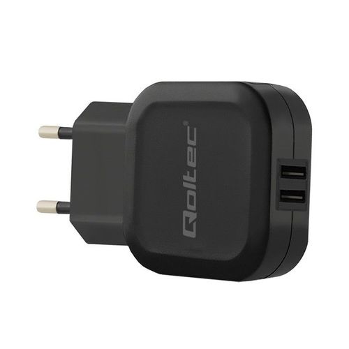 Qoltec 50186 Chargeur D'appareils Mobiles Smartphone, Tablette Noir S